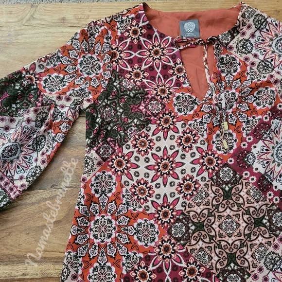 $148 NWT Vince Camuto Balloon 3/4 Sleeve Shift Dress - Picture 10 of 15